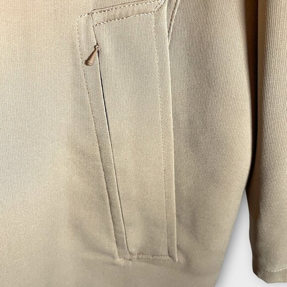 Sanyo Trench Coat Mens 38R Tan Pockets Japan Designed Removable Liner EUC - Picture 6 of 16